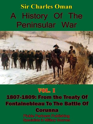 cover image of A History of the Peninsular War, Volume I: 1807-1809